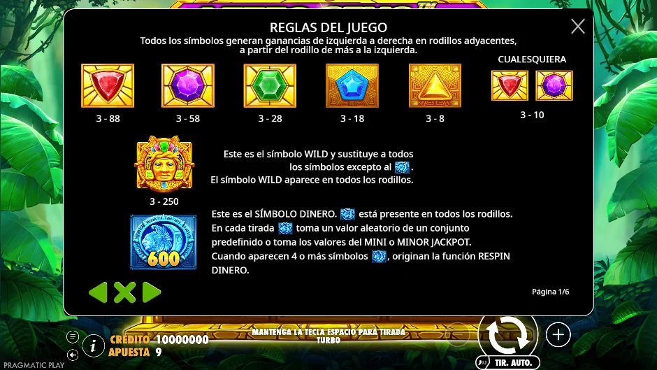 Deluxe — tabla de pagos