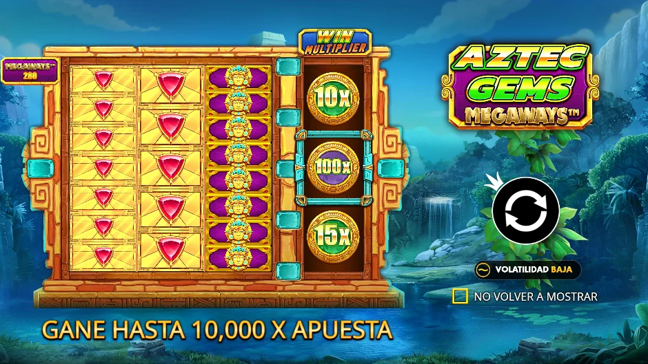 Megaways — pantalla de inicio